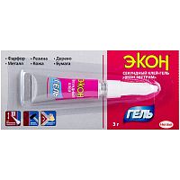 Клей-гель секундный "ЭКОН Экстрим" 3 гр. картинка